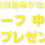 日産リーフ　プレゼント